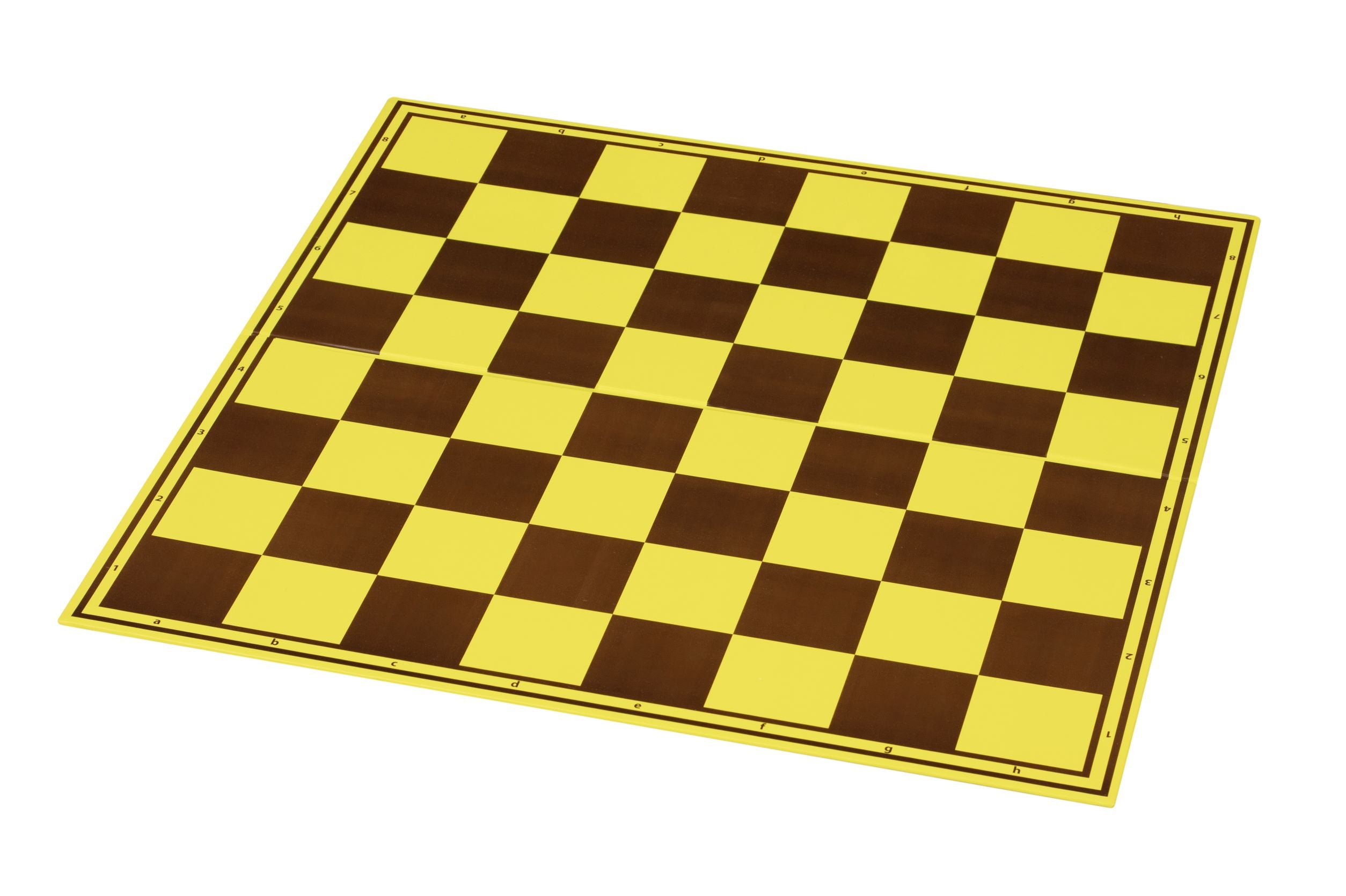 Sunrise Chess & Games Cardboard Chessboard yellow/brown, mat, brown rev. - Sunrise Chess & Games Cardboard Chessboard yellow/brown, mat, brown rev.