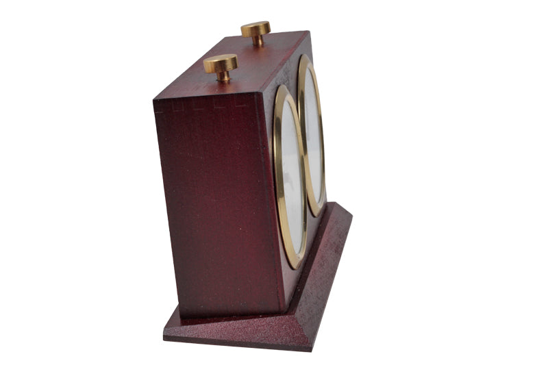 Wooden BHB chess clock with stand – DARK LARGE - Wooden BHB chess clock with stand – DARK LARGE