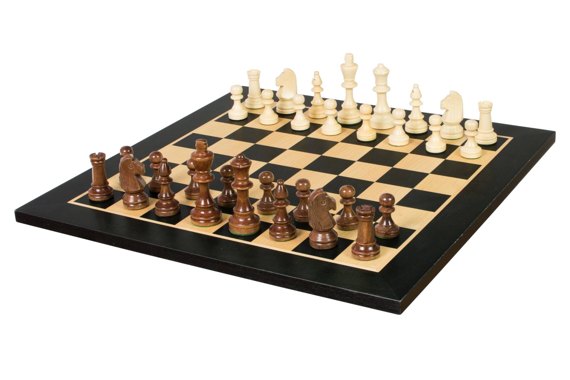 Tournament chess set No. 4 - 40 mm chessboard + Sunrise Staunton 78 mm pieces - 21718680a52f32a282bc41306f4d706a