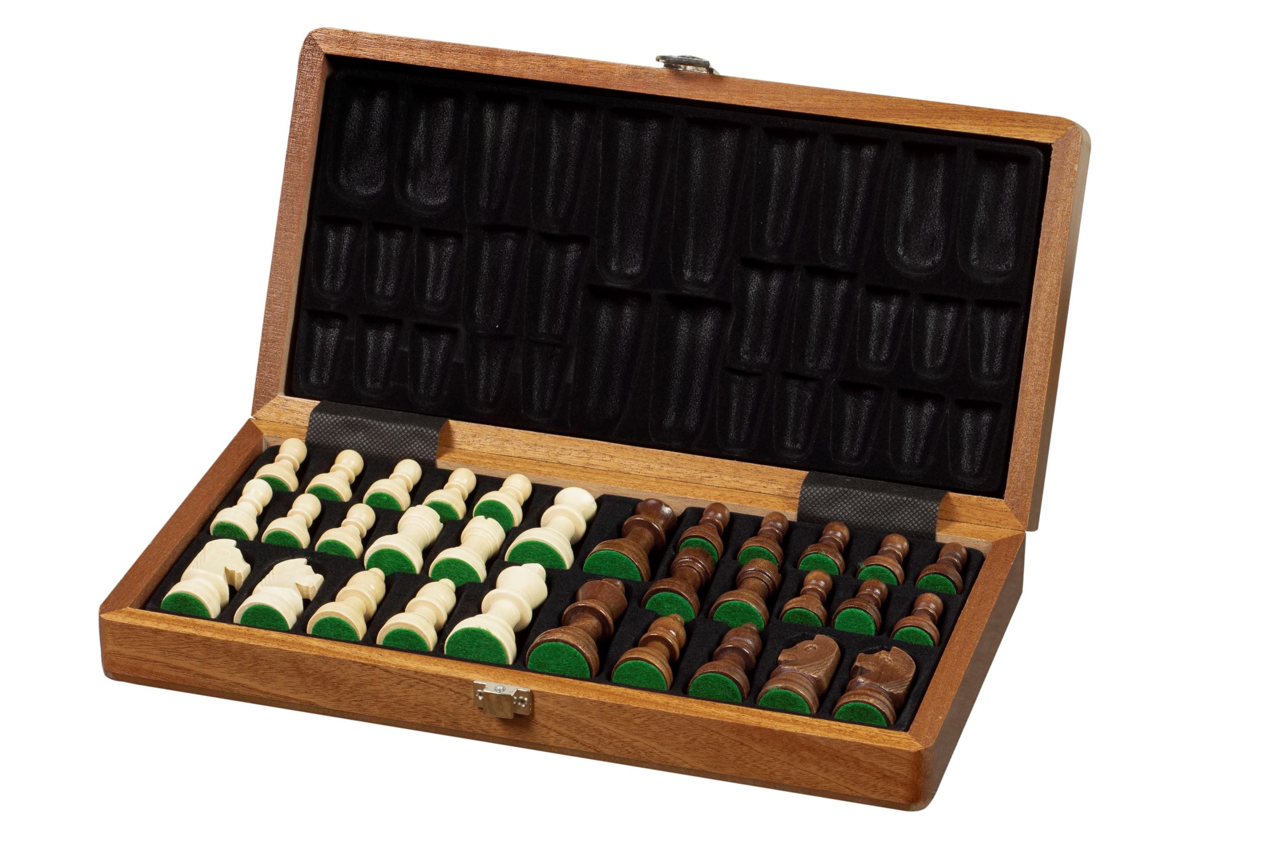 Sunrise Tournament wooden chess set No. 3 (30 x 30 cm) sapele / maple - Sunrise Tournament wooden chess set No. 3 (30 x 30 cm) sapele / maple