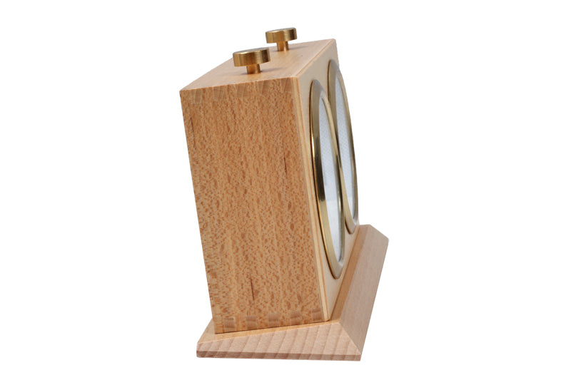 Wooden BHB chess clock with stand – LIGHT LARGE - Wooden BHB chess clock with stand – LIGHT LARGE