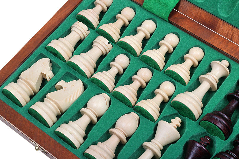 TOURNAMENT No 7 Inlaid (intarsia) - New Line, insert tray, wooden pieces - TOURNAMENT No 7 Inlaid (intarsia) - New Line, insert tray, wooden pieces