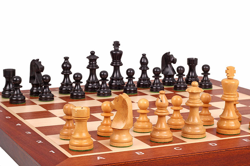 TOURNAMENT No5 intarsy GERMAN KNIGHT EBONISED 3,5" pieces - TOURNAMENT No5 intarsy GERMAN KNIGHT EBONISED 3,5" pieces