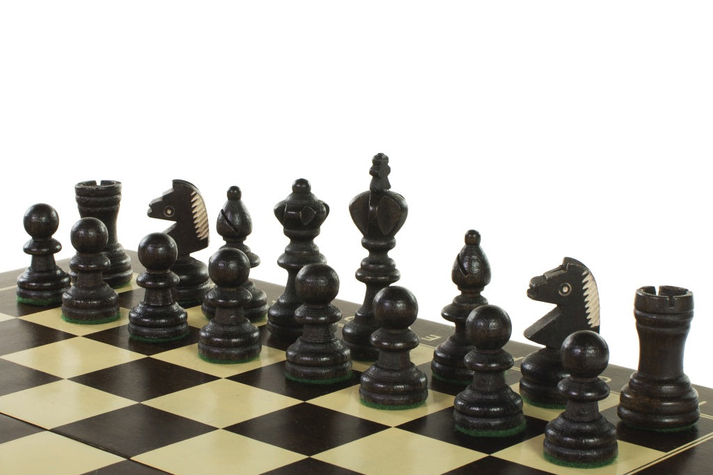 Training 35 cm wooden chess set - Training 35 cm wooden chess set