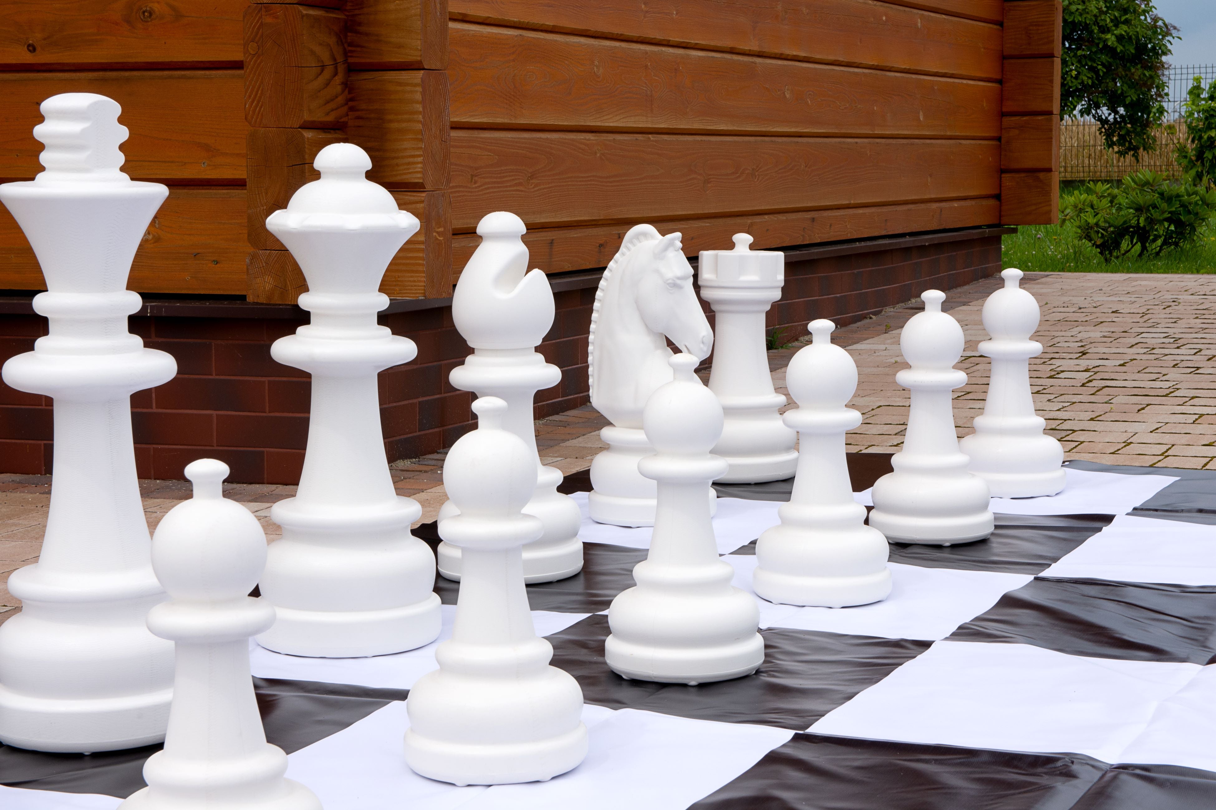 Plastic giant chess pieces (king height 74 cm) - Plastic giant chess pieces (king height 74 cm)