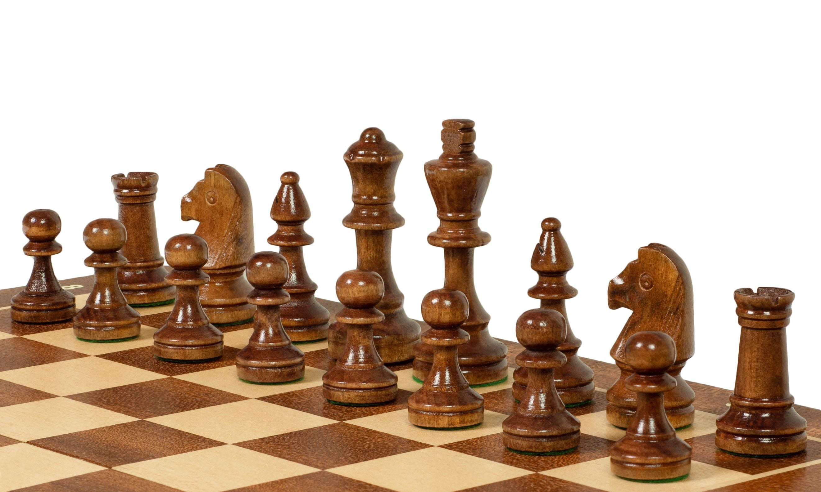 Sunrise tournament chess set no. 4 Exclusive (38x38cm) - Sunrise tournament chess set no. 4 Exclusive (38x38cm)