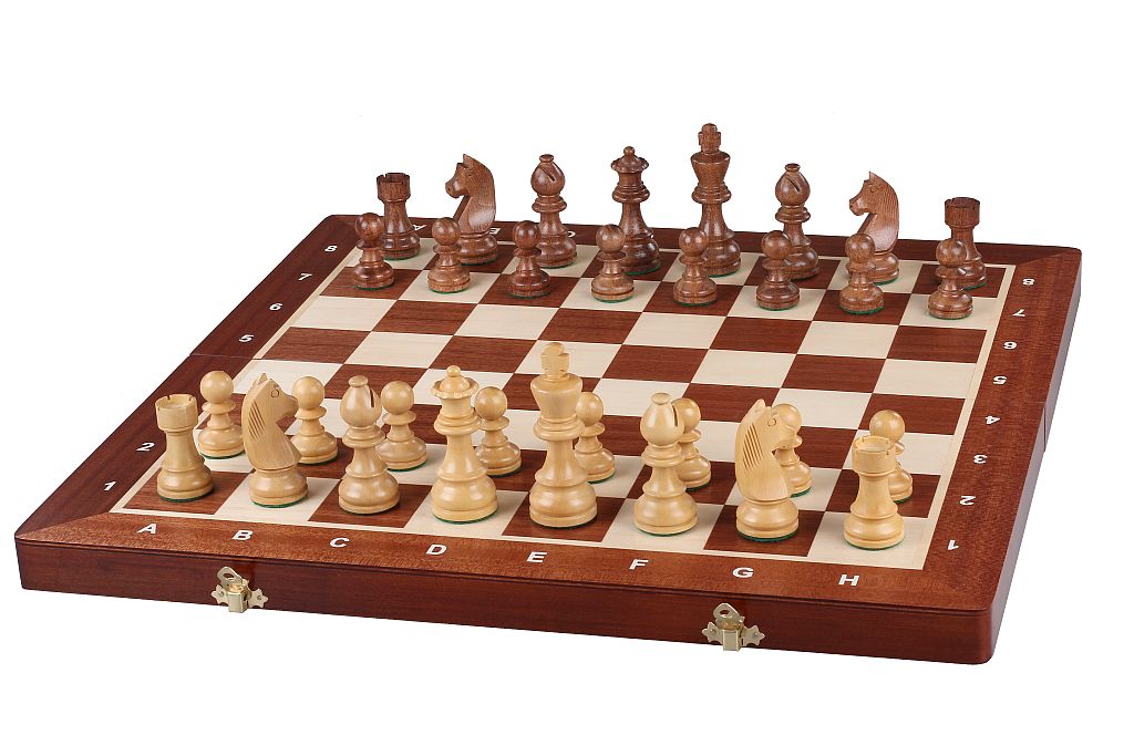 TOURNAMENT No5 intarsy GERMAN KNIGHT ACACIA 3,5" pieces - TOURNAMENT No5 intarsy GERMAN KNIGHT ACACIA 3,5" pieces