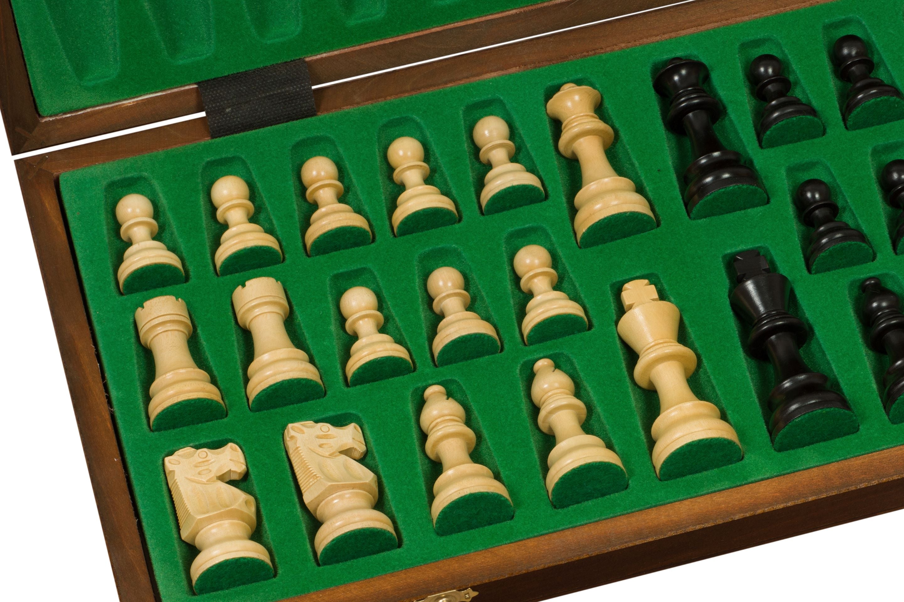 TOURNAMENT No6 intarsy FRENCH EBONISED 3.75"pieces - TOURNAMENT No6 intarsy FRENCH EBONISED 3.75"pieces