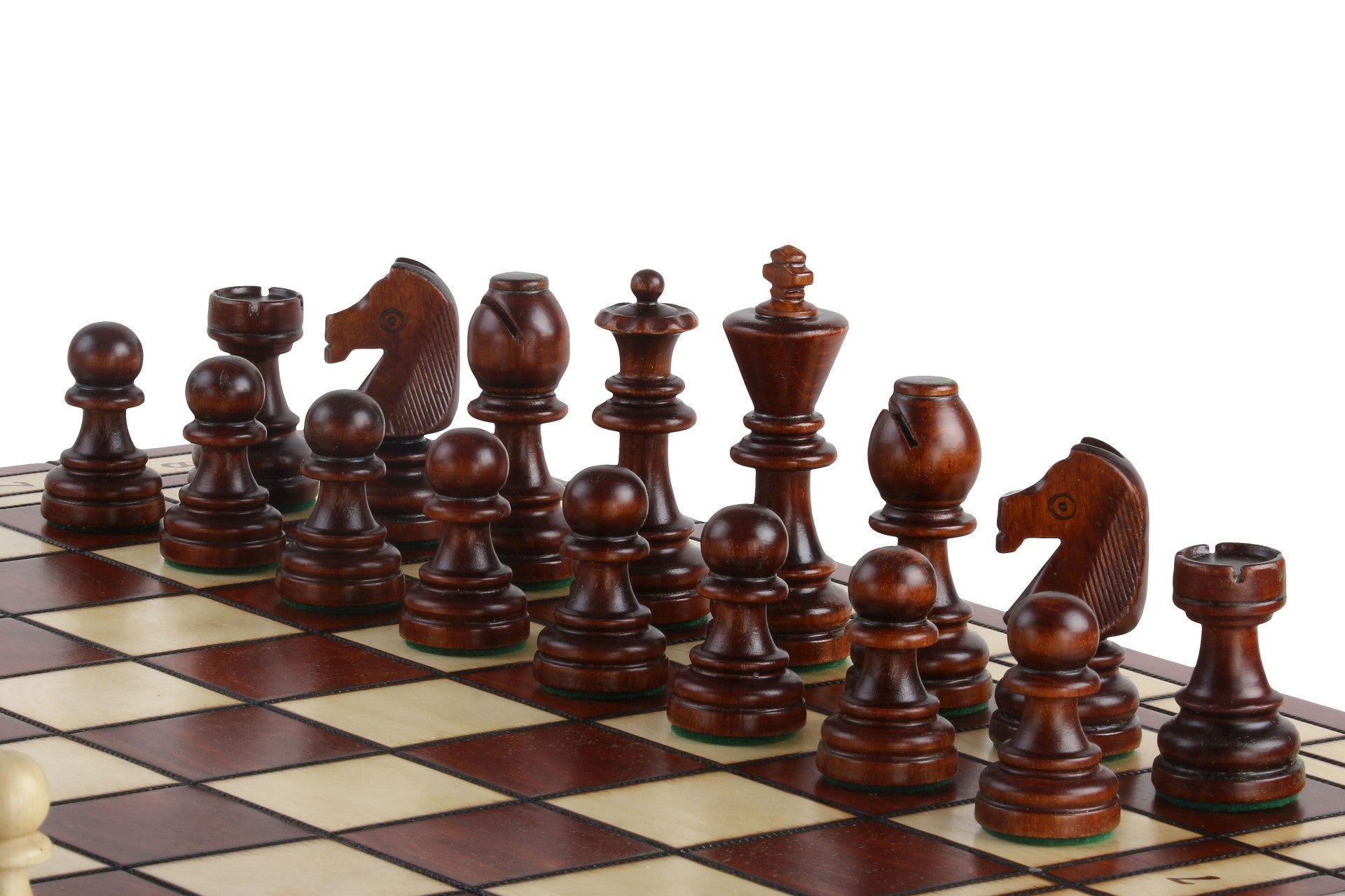 TOURNAMENT No 8 burned folding board, insert tray, wooden chess pieces - TOURNAMENT No 8 burned folding board, insert tray, wooden chess pieces