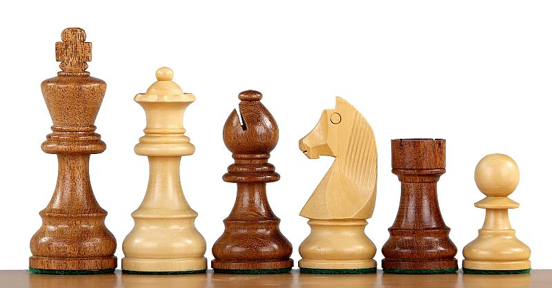 Tournament chess set No. 5 - 50mm board + German Knight 3.5" pieces - 9b8e72cb87bb802c4b4bb7a60eabbd25
