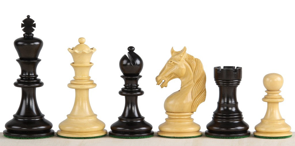 UNICORN EBONY 4,25" chess pieces - UNICORN EBONY 4,25" chess pieces
