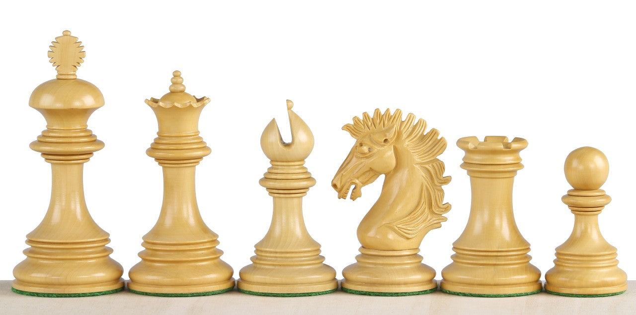 Sunrise 4 inch Ebony chess pieces - Sunrise 4 inch Ebony chess pieces