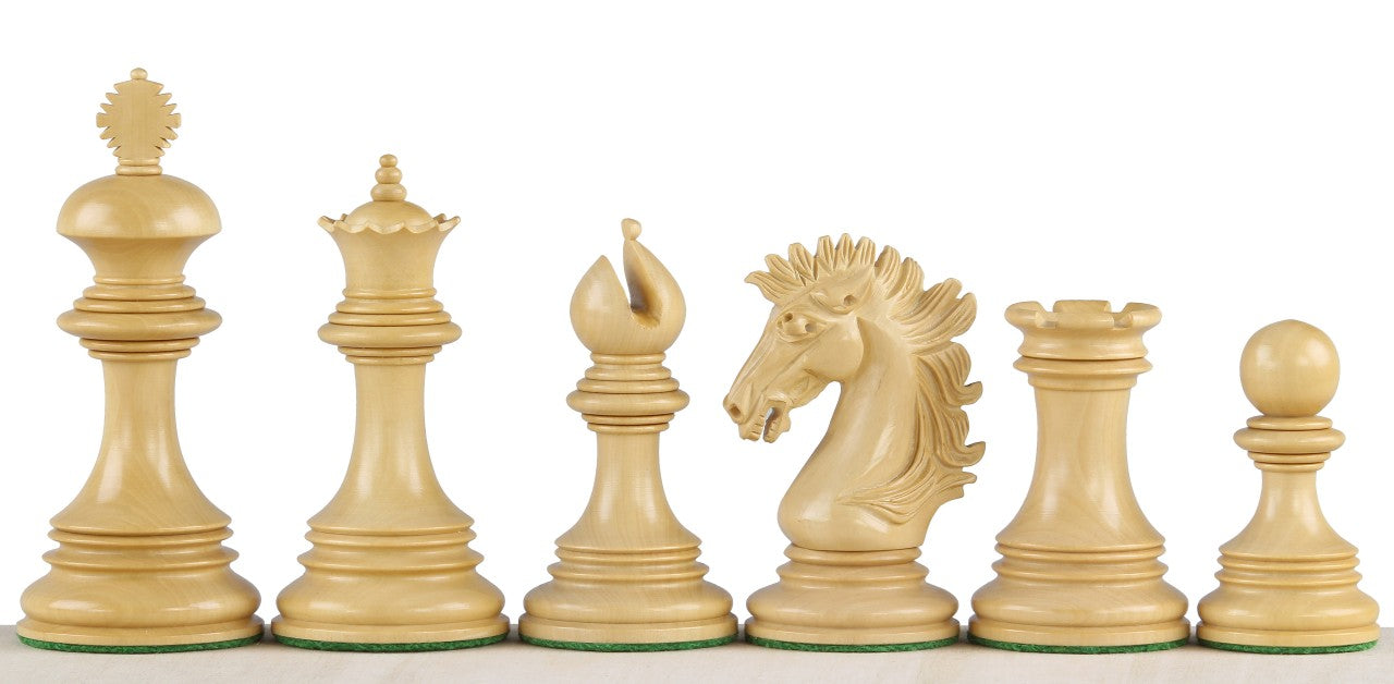 Sunrise 4 inch Redwood chess pieces - Sunrise 4 inch Redwood chess pieces