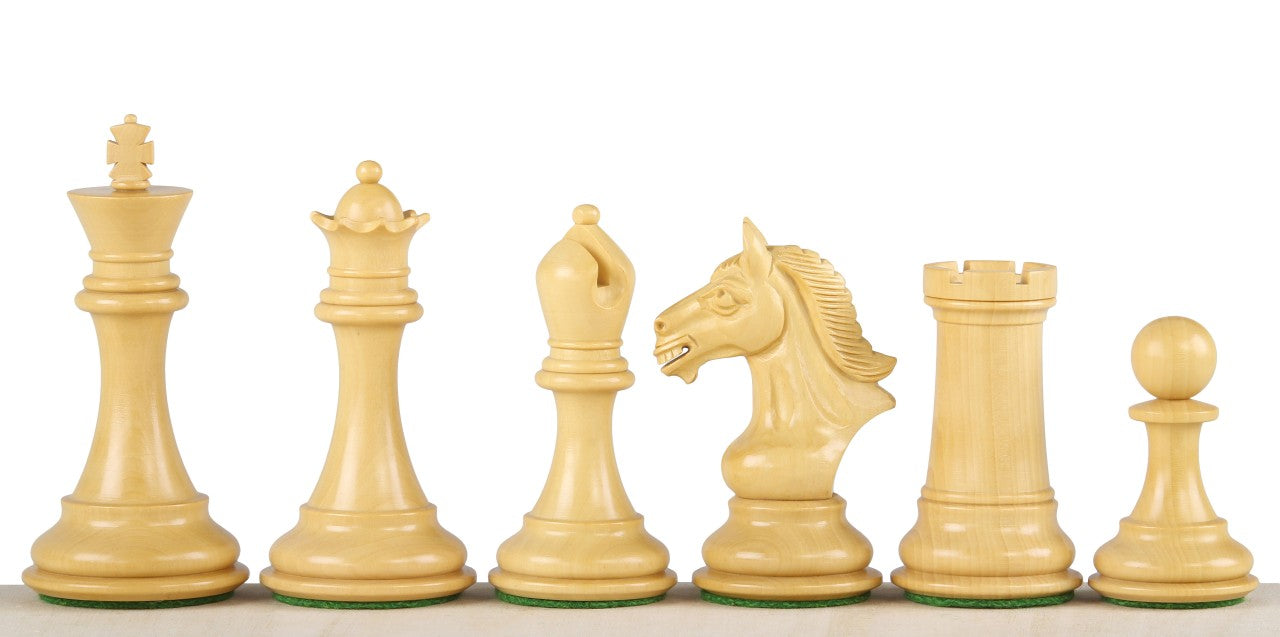CHESS PIECES DERBY ACACIA 4 INCH - CHESS PIECES DERBY ACACIA 4 INCH