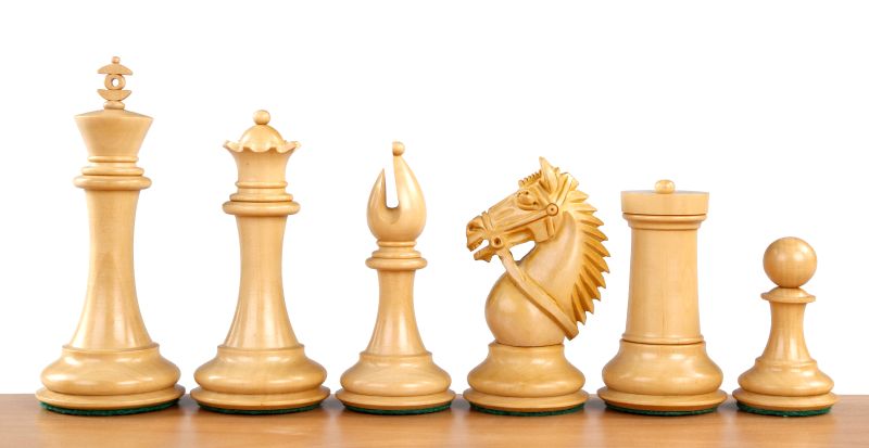 Made in America Ebony 4 inch chess pieces - Made in America Ebony 4 inch chess pieces
