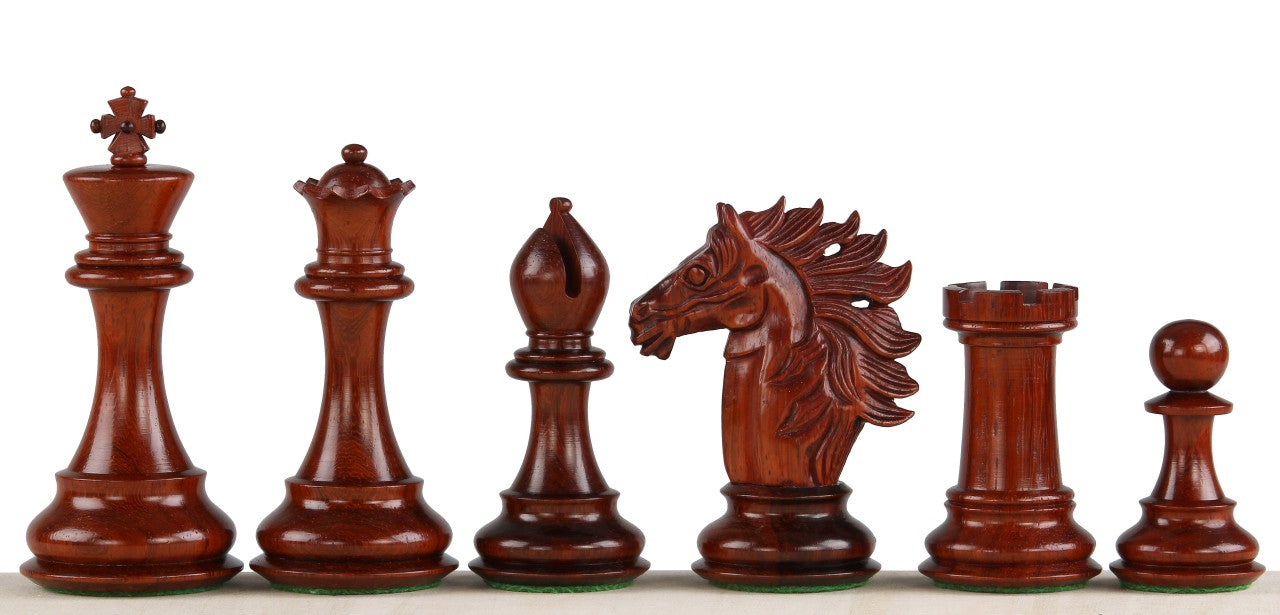 BAGGIO REDWOOD chess pieces 4'' - BAGGIO REDWOOD chess pieces 4''