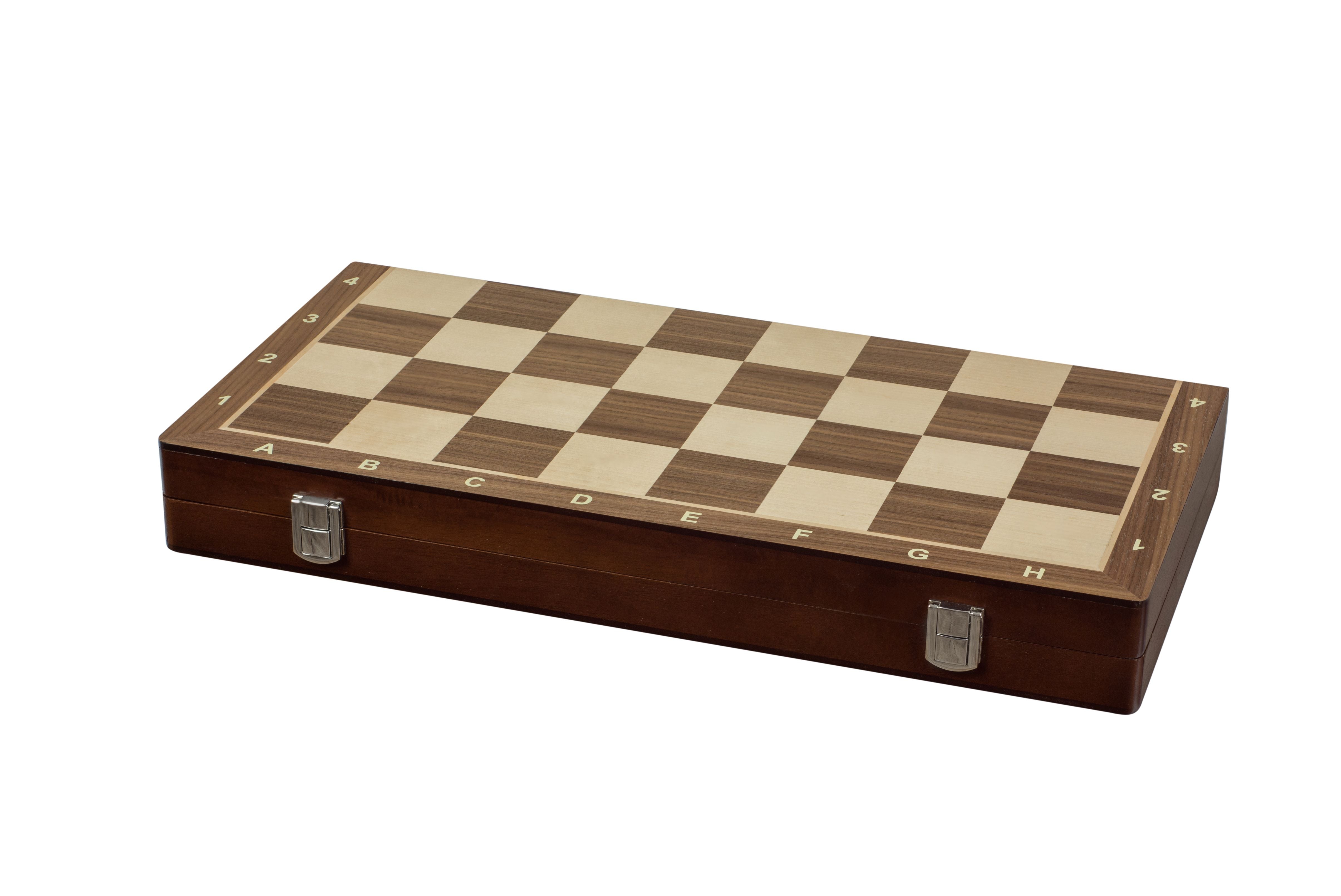18" Walnut/Maple intrasy chess box with NOTATION - 18" Walnut/Maple intrasy chess box with NOTATION