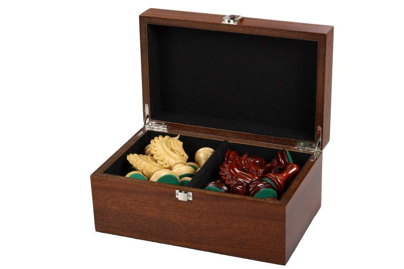 High Quality Chess Box - Sapele wood Veneer (24x15x11cm) - High Quality Chess Box - Sapele wood Veneer (24x15x11cm)