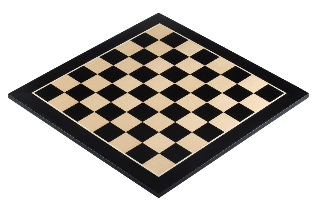 Chess board 38 mm (without description) ebonised (intarsy) - Chess board 38 mm (without description) ebonised (intarsy)