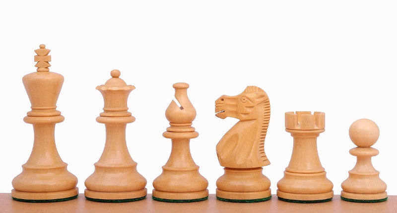 Classic Ebonised 3" chess pieces - Classic Ebonised 3" chess pieces