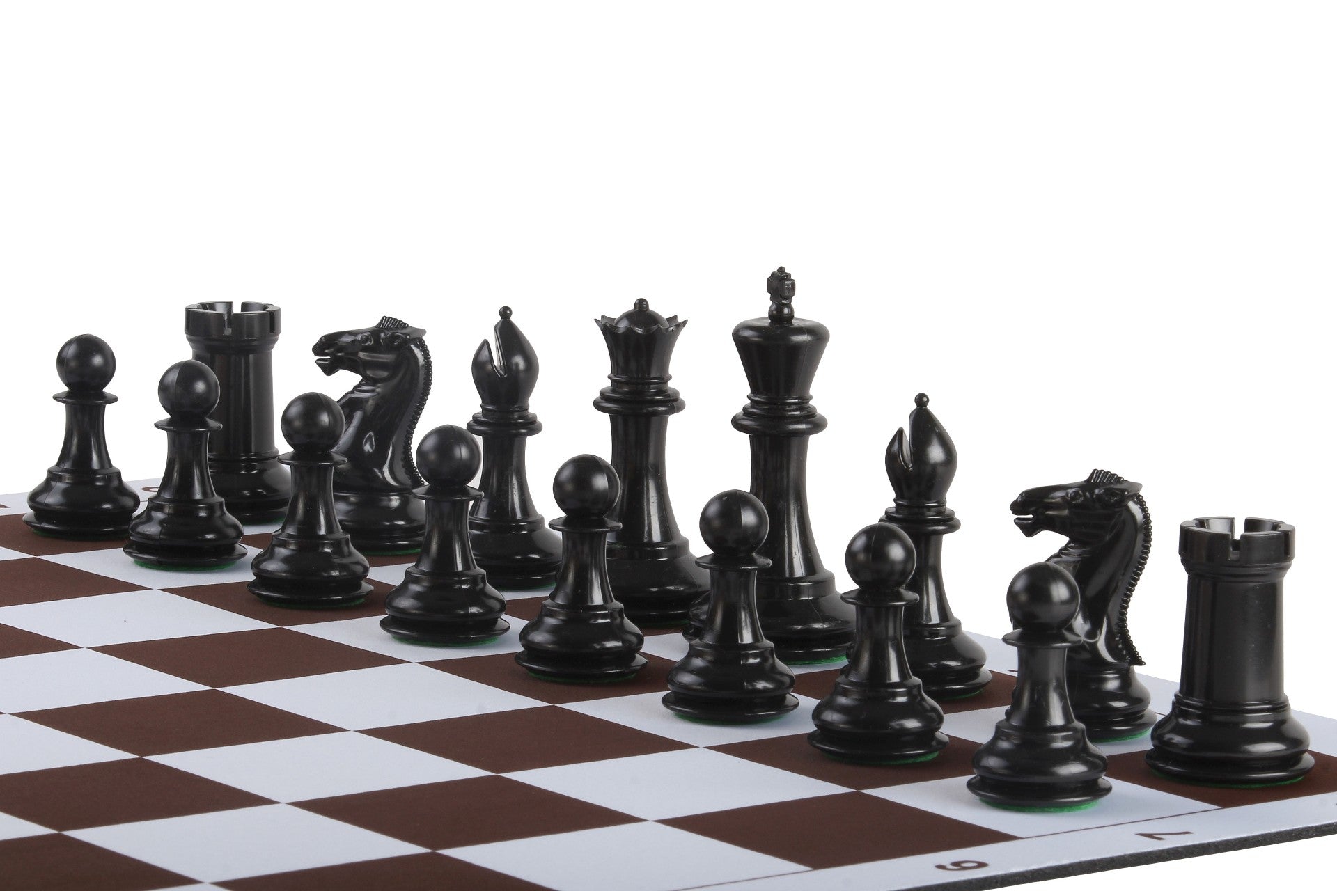 Roll-up chessboard No. 6 (51 cm), non-slip underside - Roll-up chessboard No. 6 (51 cm), non-slip underside