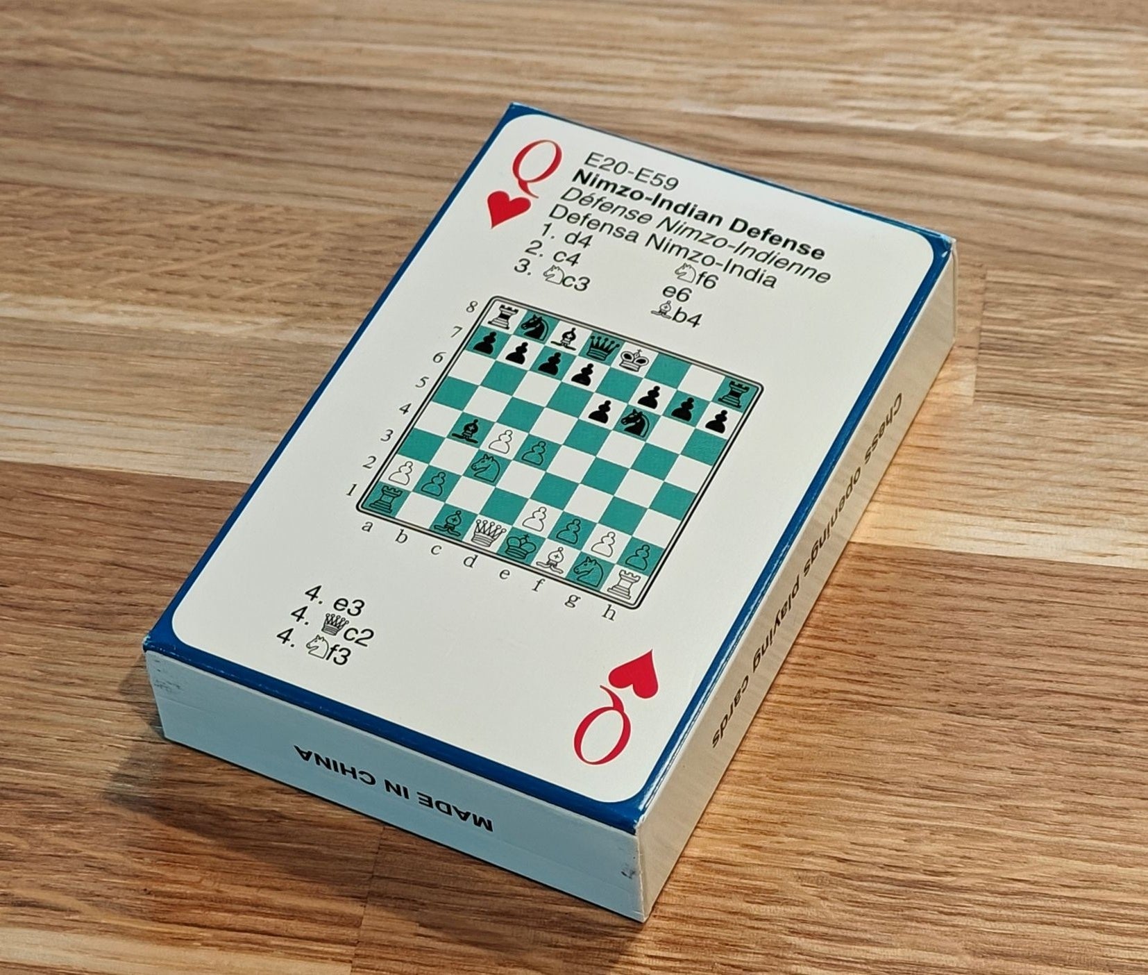 Chess playing cards - find out the most popular debuts! - Chess playing cards - find out the most popular debuts!