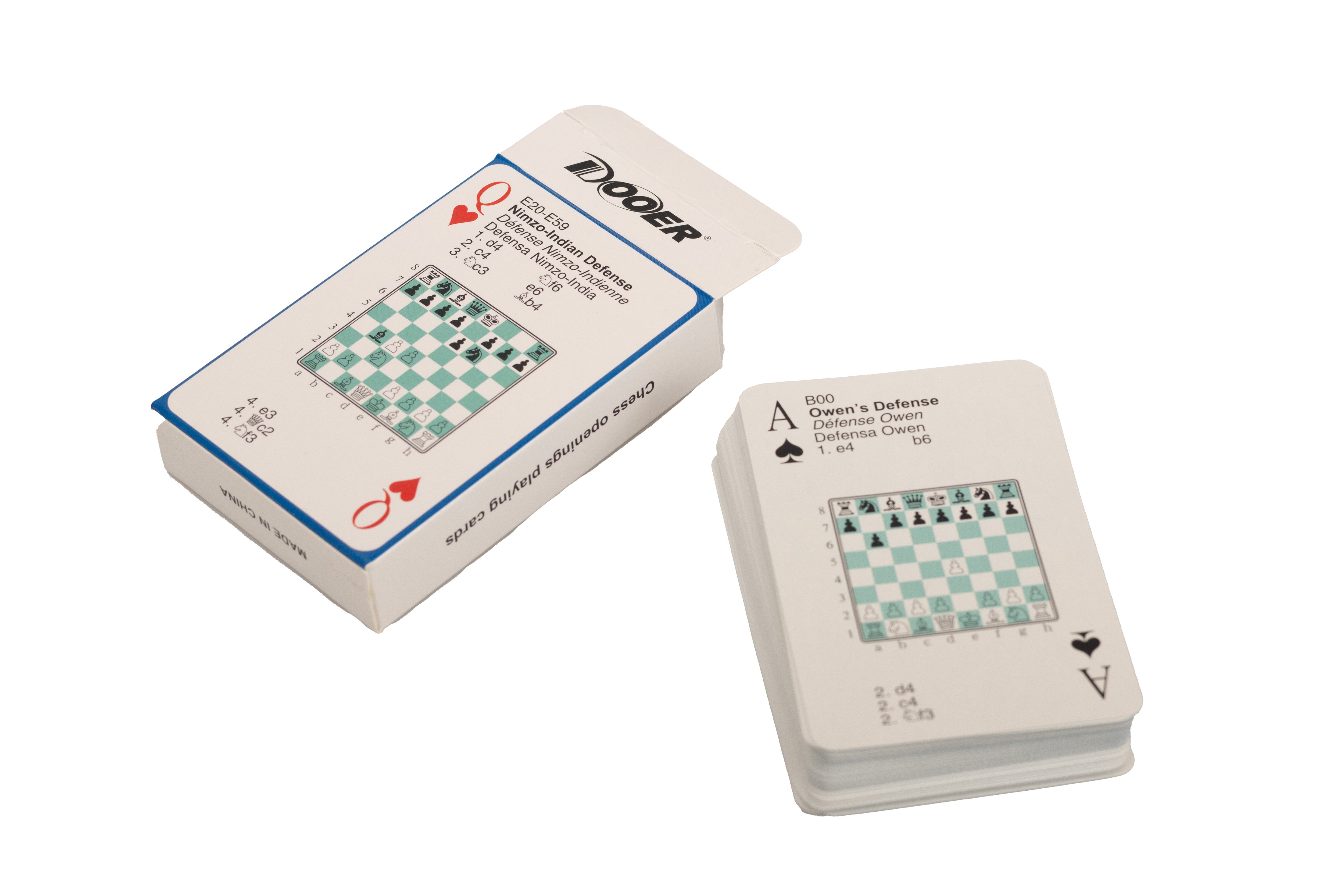 Chess playing cards - find out the most popular debuts! - Chess playing cards - find out the most popular debuts!