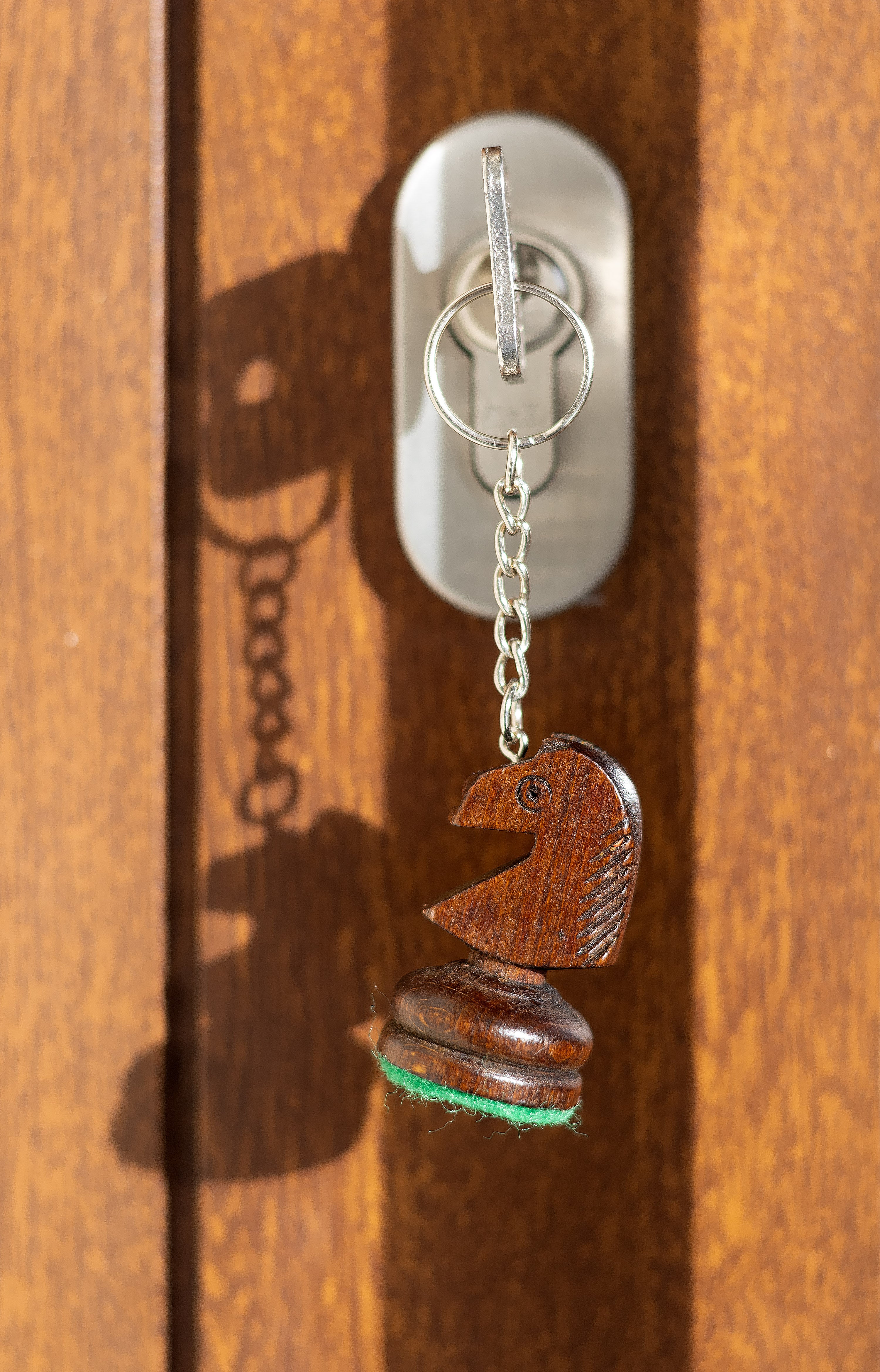 Black KNIGHT key ring - Black KNIGHT key ring