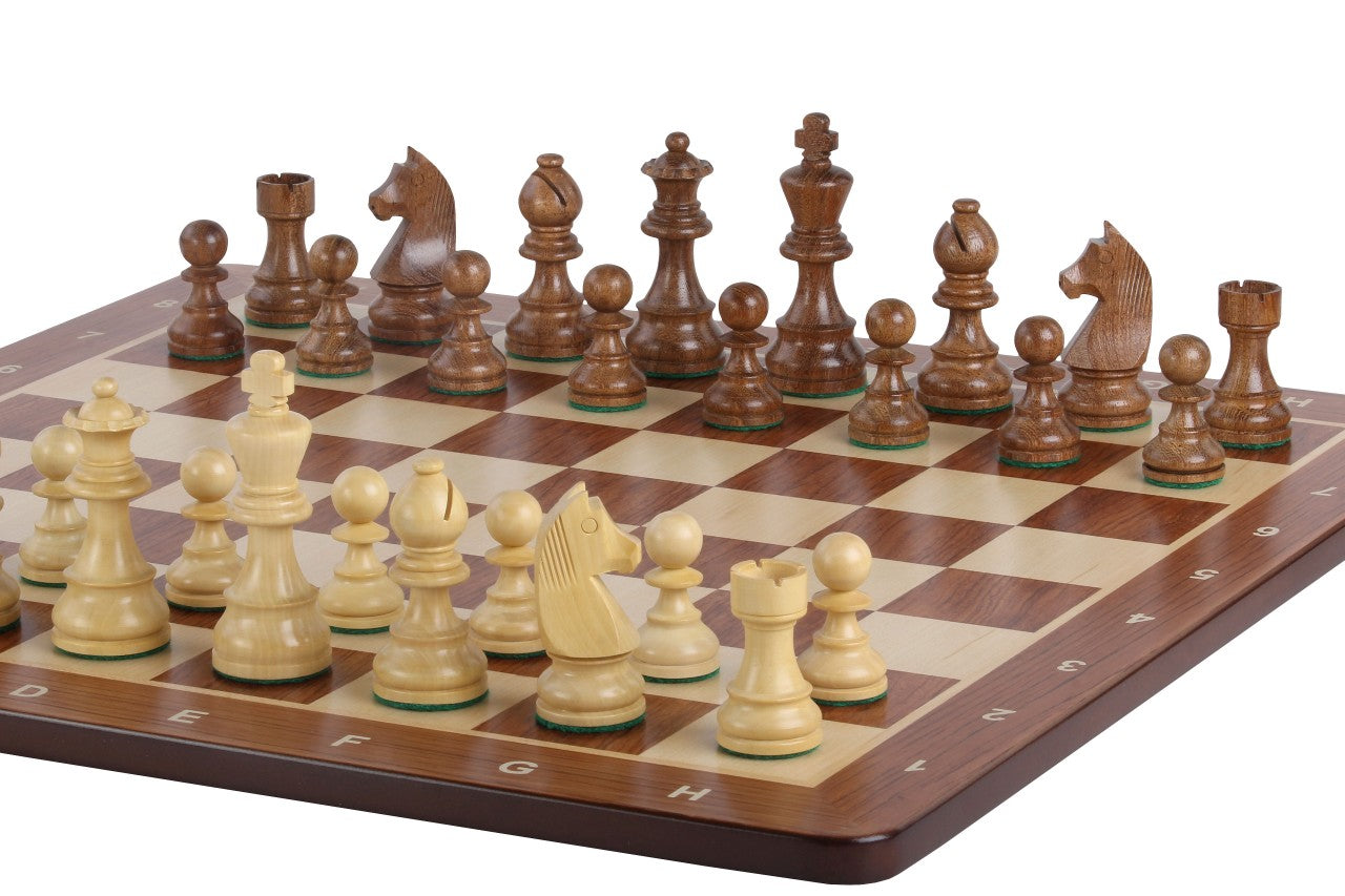 Tournament chess set No. 5 - 50mm board + German Knight 3.5" pieces - edb0264b10cc5613e24cd4225cd743e5