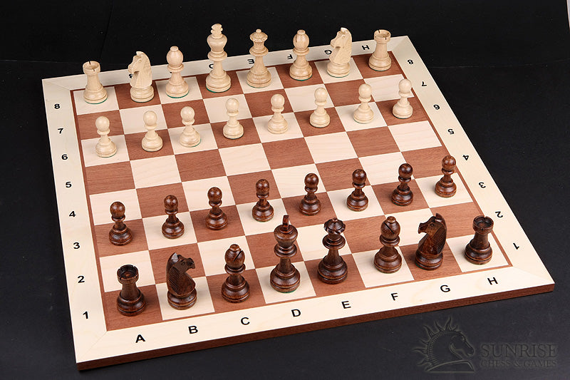 Size No 6 (with coordinates) mahogany/sycamore LIGHT EDGE - Size No 6 (with coordinates) mahogany/sycamore LIGHT EDGE