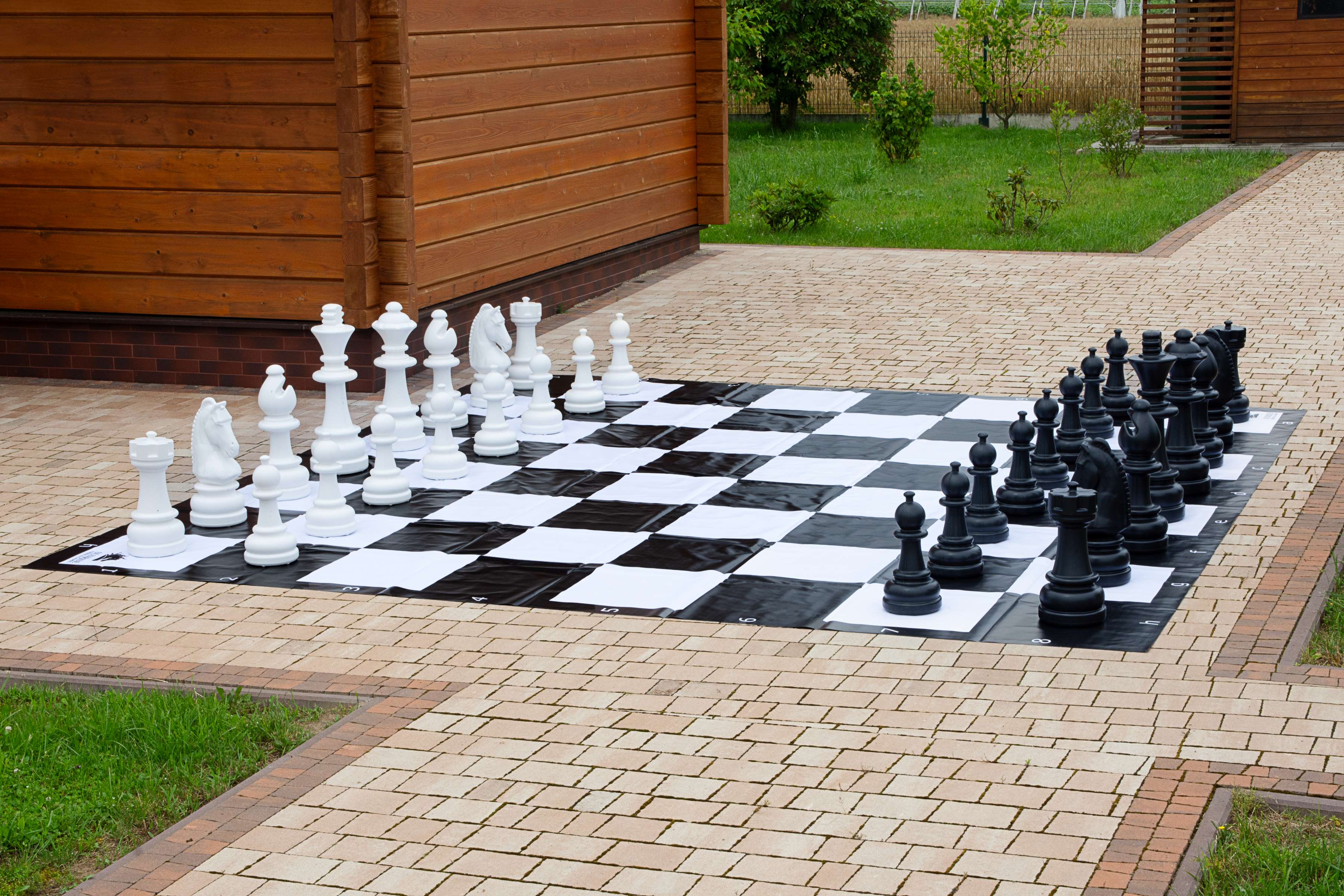 Plastic giant chess pieces (king height 74 cm) - Plastic giant chess pieces (king height 74 cm)
