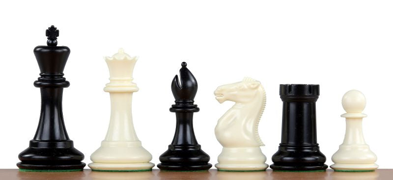 Chess pieces Plastic 3,75"(95mm) weighted - Chess pieces Plastic 3,75"(95mm) weighted