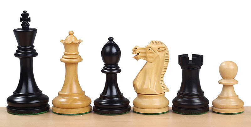 Executive Ebonised 3,5" chess pieces - Executive Ebonised 3,5" chess pieces