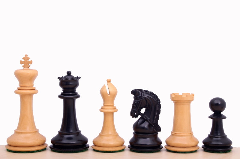 Sultan Ebonised 4" chess pieces - Sultan Ebonised 4" chess pieces