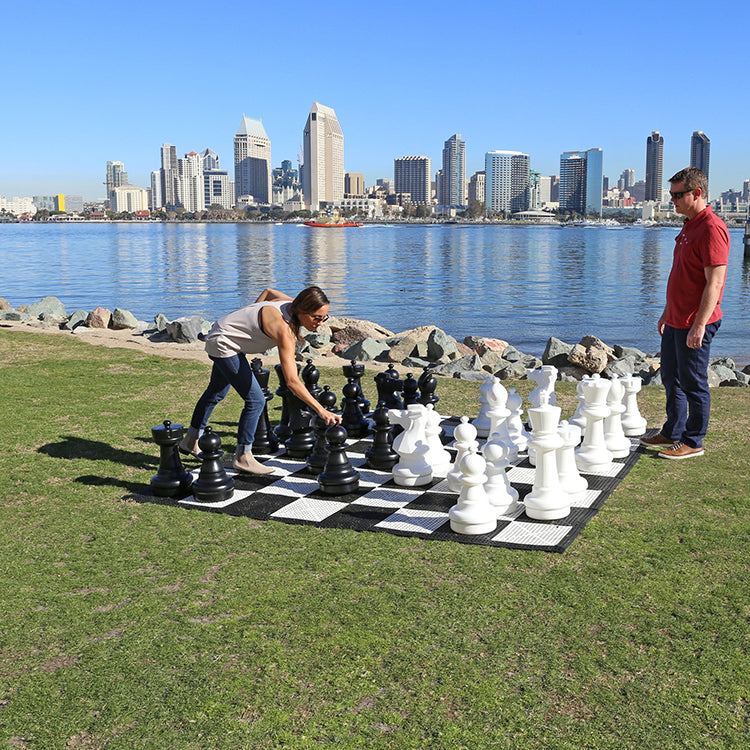 PVC Rubberized Giant Chess Board. 12'' squares - PVC Rubberized Giant Chess Board. 12'' squares