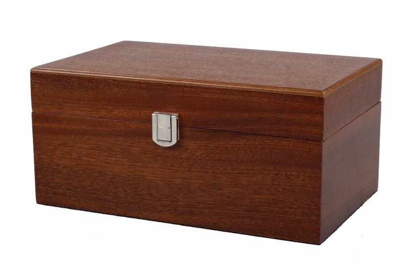 High Quality Chess Box - Sapele wood Veneer (24x15x11cm) - High Quality Chess Box - Sapele wood Veneer (24x15x11cm)