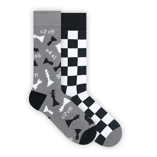 Calcetines de ajedrez Nanushki - talla 40-43 - Calcetines de ajedrez Nanushki - talla 40-43