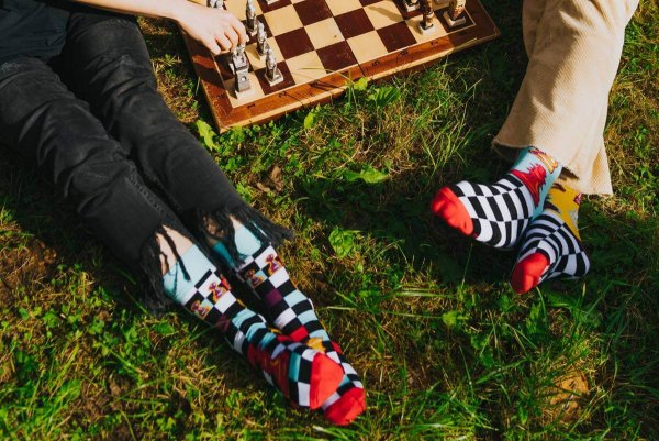 Calcetines de ajedrez Rainbow Socks - talla 36-40 - Calcetines de ajedrez Rainbow Socks - talla 36-40