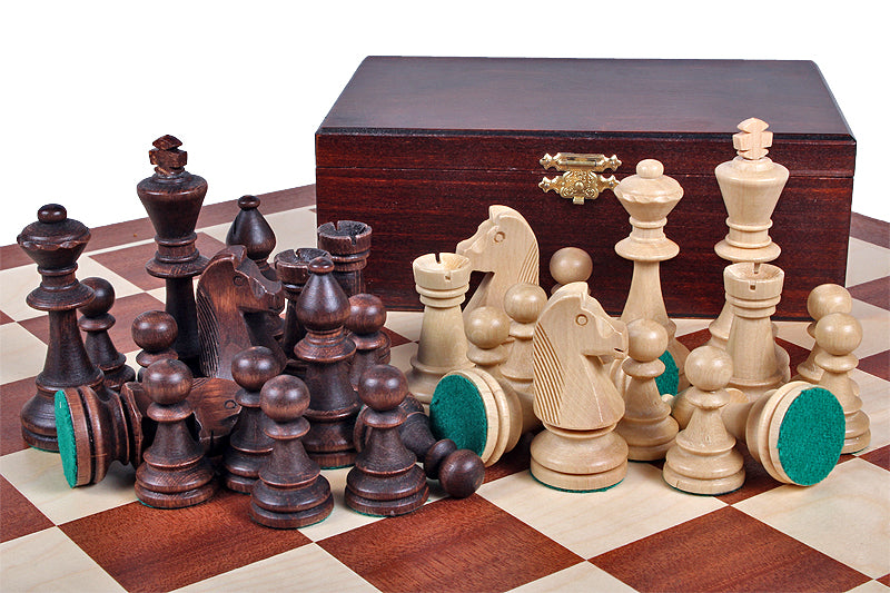 STAUNTON Std No 7 (in wooden box, light) - STAUNTON Std No 7 (in wooden box, light)