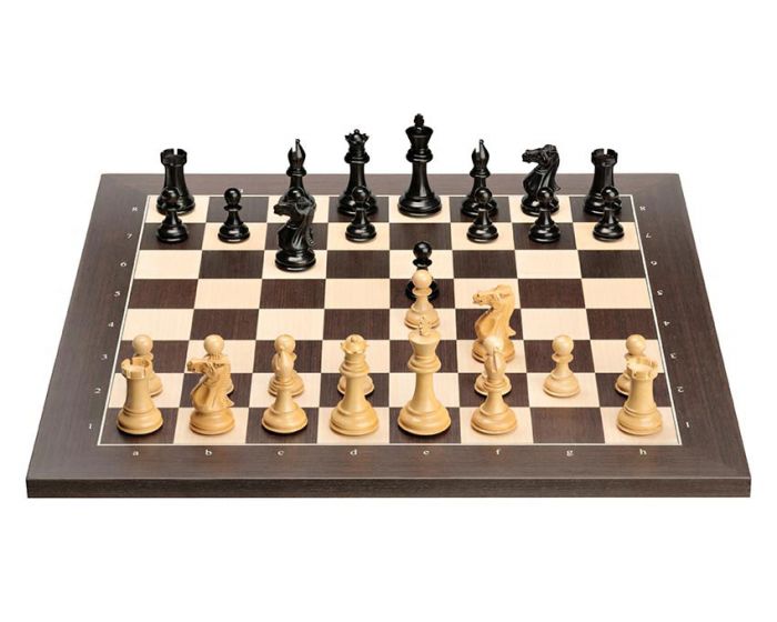 DGT USB electronic chessboard, wenge/ maple + Ebony pieces - DGT USB electronic chessboard, wenge/ maple + Ebony pieces