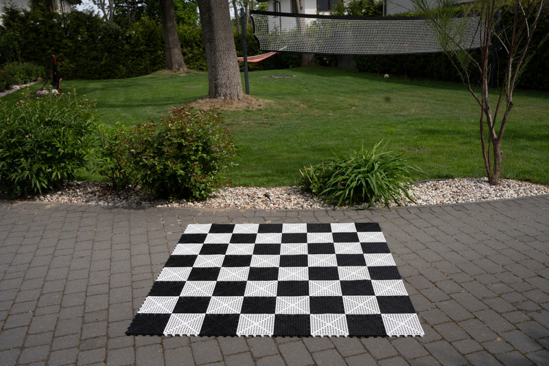PVC Rubberized Vinyl Chess Board. 8" squares - PVC Rubberized Vinyl Chess Board. 8" squares
