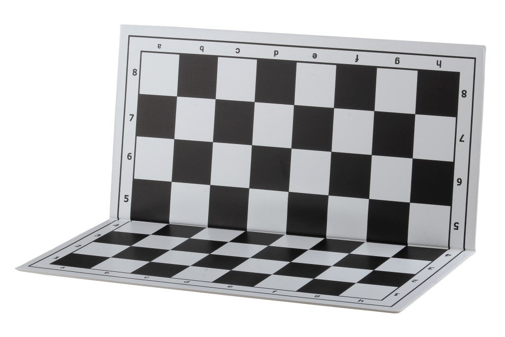 Plastic folding chessboard No. 4, white and black - Plastic folding chessboard No. 4, white and black