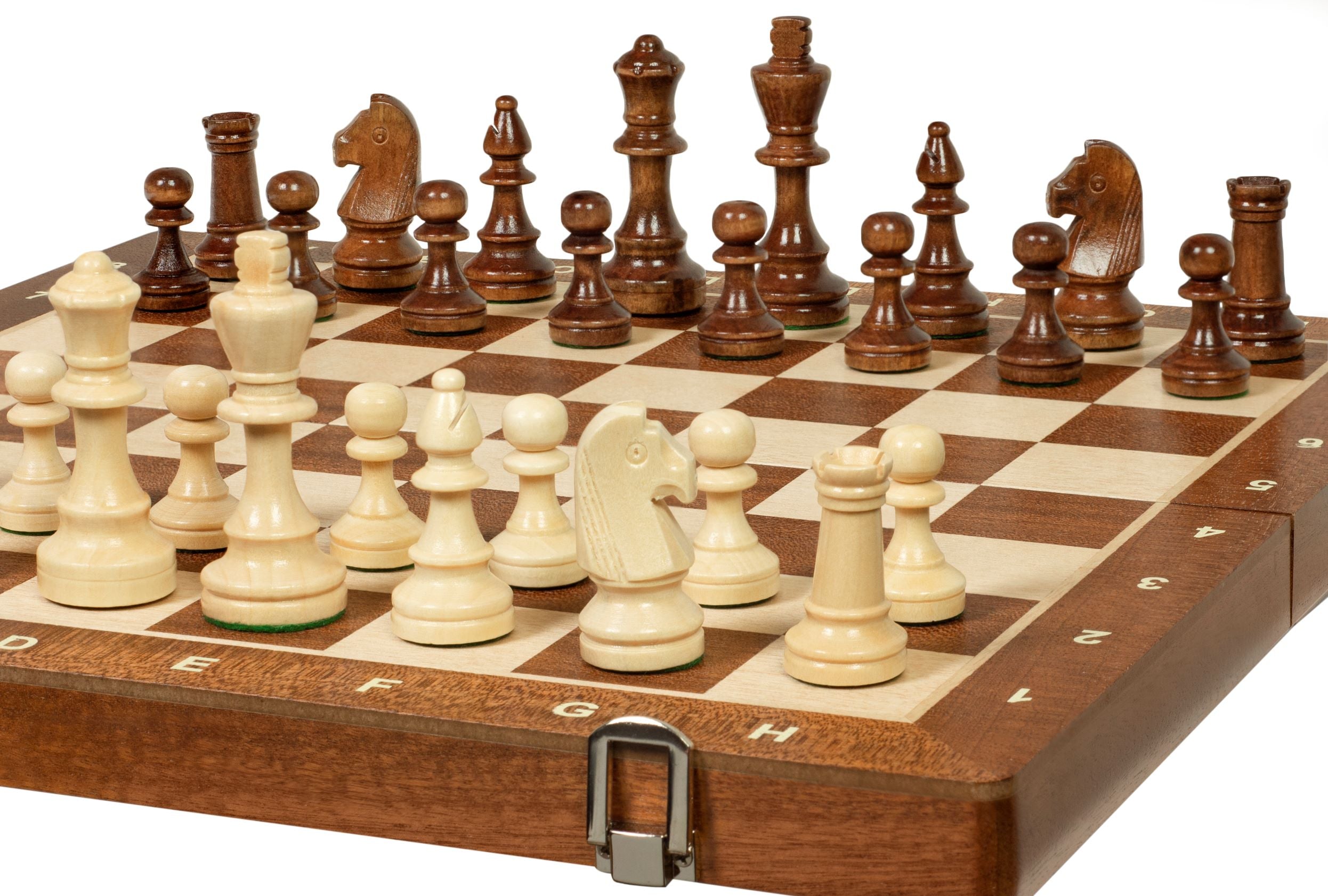 Sunrise tournament chess set no. 4 Exclusive (38x38cm) - Sunrise tournament chess set no. 4 Exclusive (38x38cm)