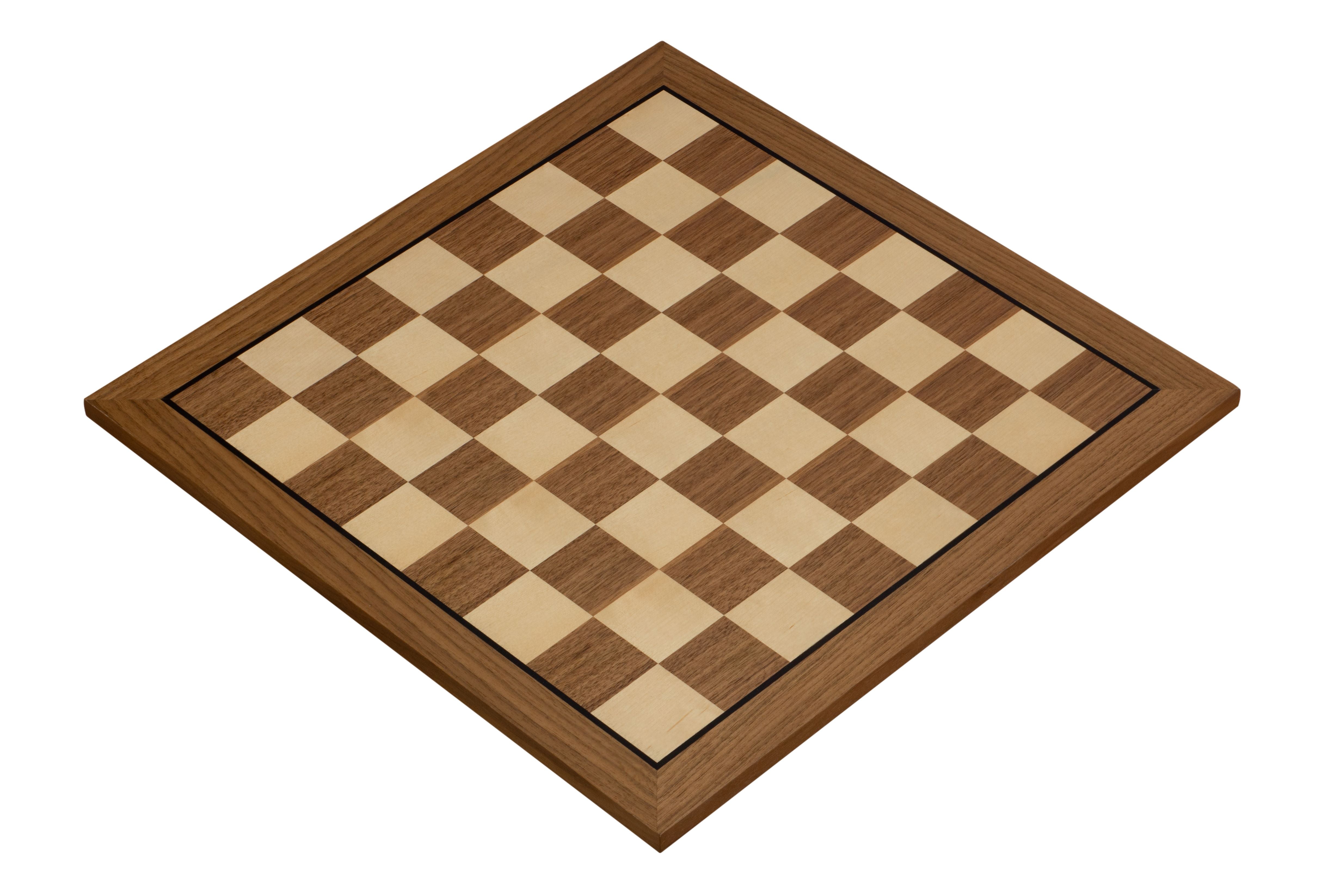 CHESSBOARD No 6 WALNUT black stripes W/O - CHESSBOARD No 6 WALNUT black stripes W/O