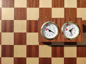 Wooden BHB chess clock without stand – DARK SMALL
