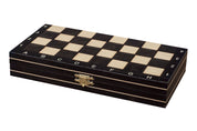 Black Wooden Magnetic Chess Set (27 cm)