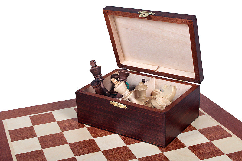 STAUNTON Std No 7 (in wooden box, dark) - STAUNTON Std No 7 (in wooden box, dark)
