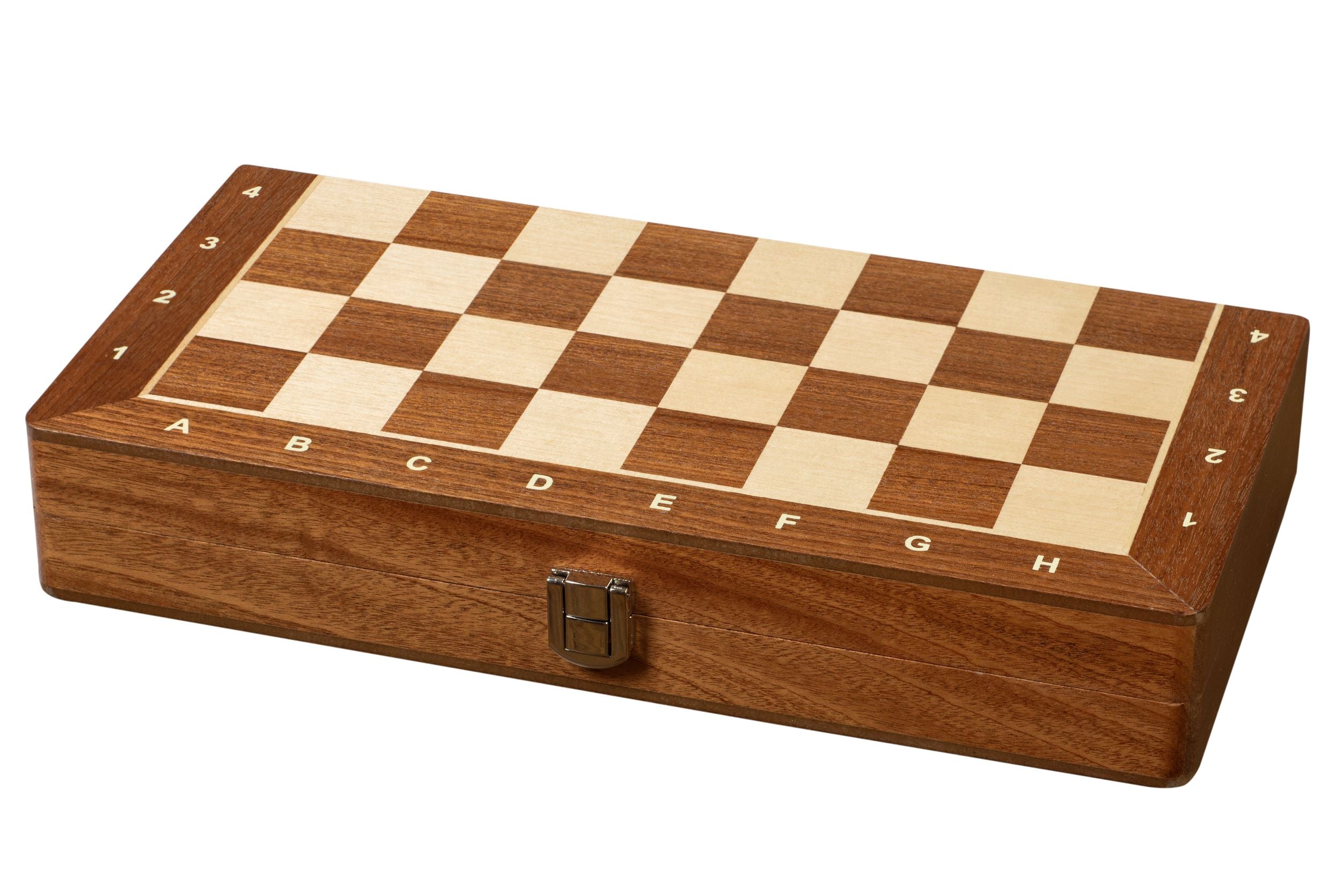Sunrise Tournament wooden chess set No. 3 (30 x 30 cm) sapele / maple - Sunrise Tournament wooden chess set No. 3 (30 x 30 cm) sapele / maple