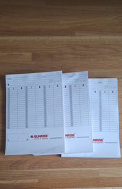 Blocs autocopiativos para anotar partidas - Scorebook (50 partidas)