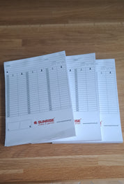 Blocs autocopiativos para anotar partidas - Scorebook (50 partidas)